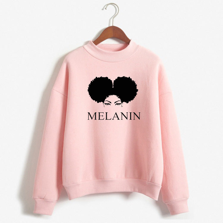 Women Fashion Loose Pink Hoodie