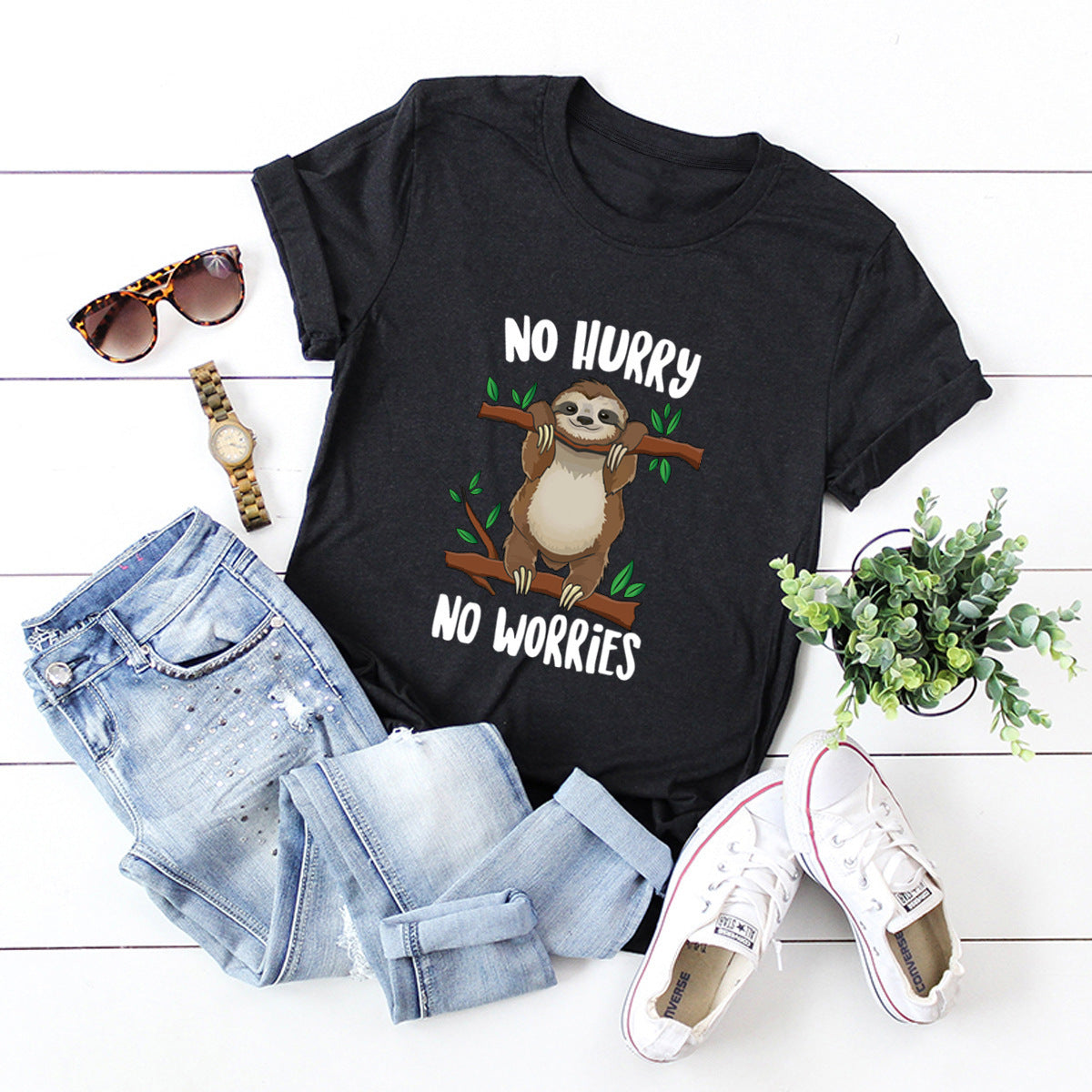 European Beauty T-shirt Hot Sale Printed T-shirt Women