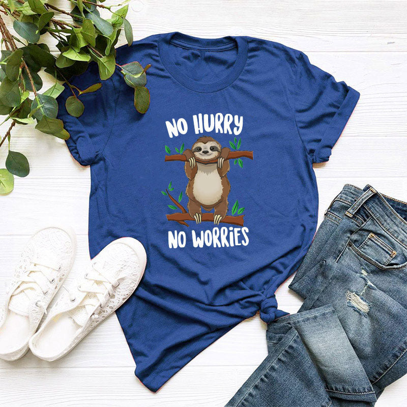 European Beauty T-shirt Hot Sale Printed T-shirt Women