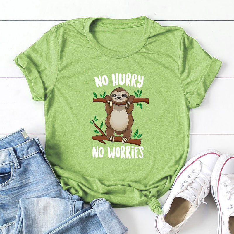 European Beauty T-shirt Hot Sale Printed T-shirt Women
