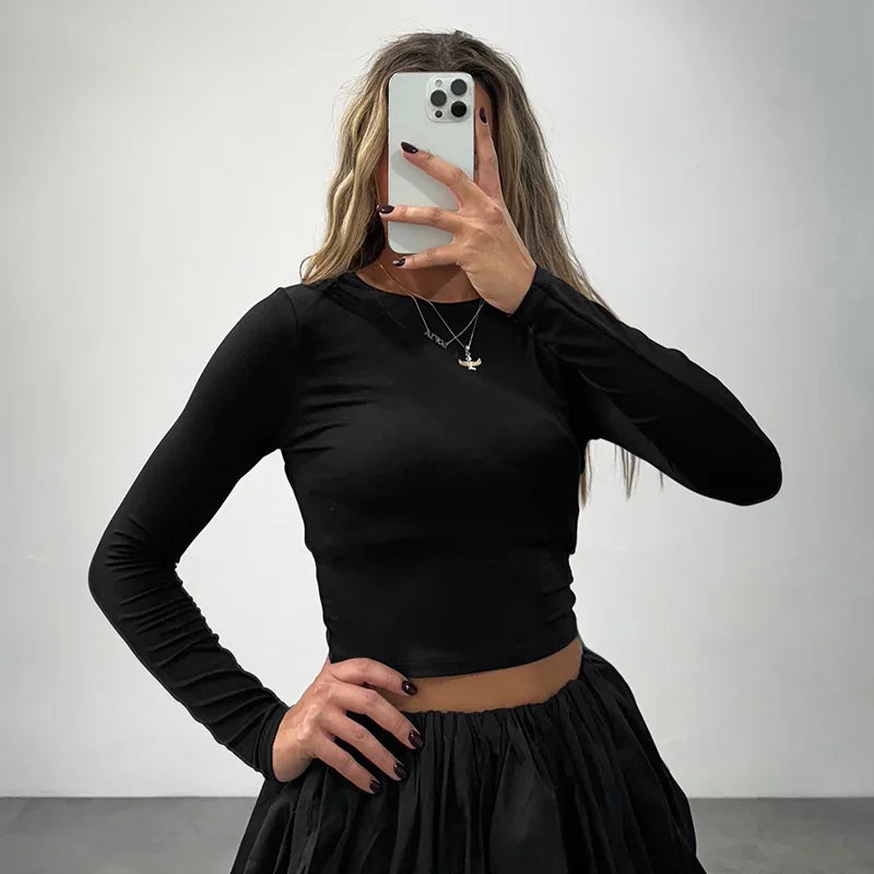 Trendix Pleated Skirt 2 Piece Sets Women Burgundy Bodycon Long Sleeve Shirts Vintage Fashion High Waist Dress Suits 2024 Winter
