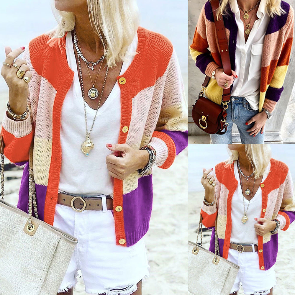 Knit Cardigan Jacket Sweater Women