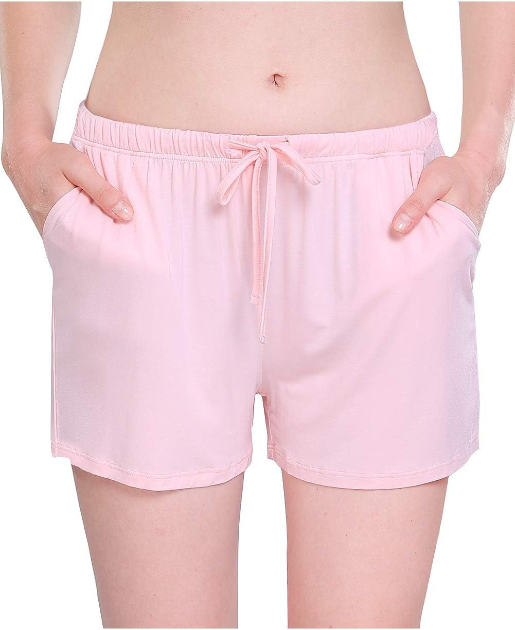 Womens Pajama Shorts Sleep Shorts Stretchy Pajama Pants