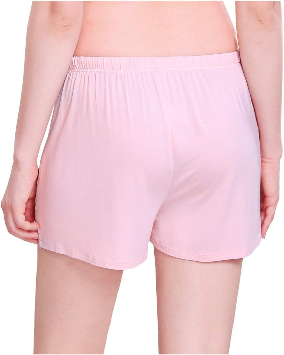 Womens Pajama Shorts Sleep Shorts Stretchy Pajama Pants