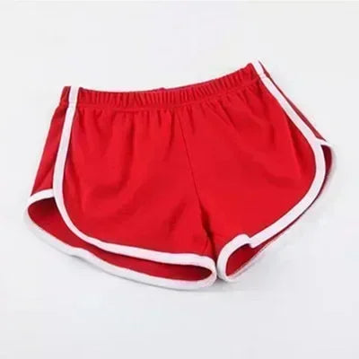 Summer New Shorts for Women's Casual Students Korean Edition Underlay Yoga Wide Leg Home Sleeping Pants with Edge Contrast Color