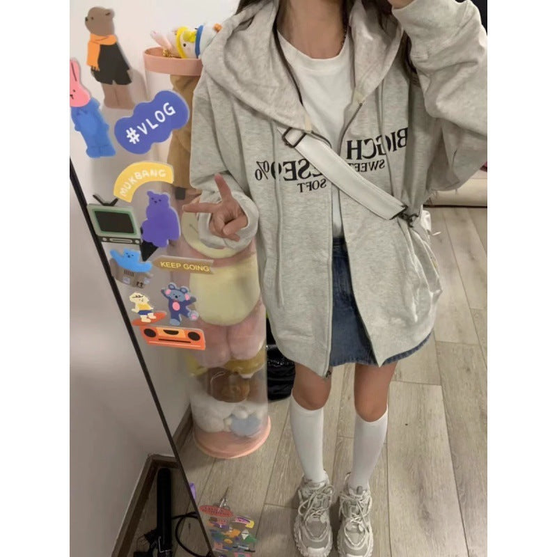 Fashion Letters All-matching Hoodie Women