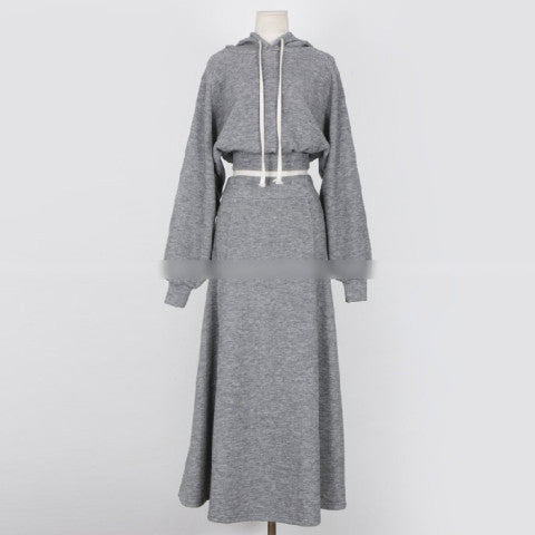 Women Small Western Style Hoodie Half Length Skirt