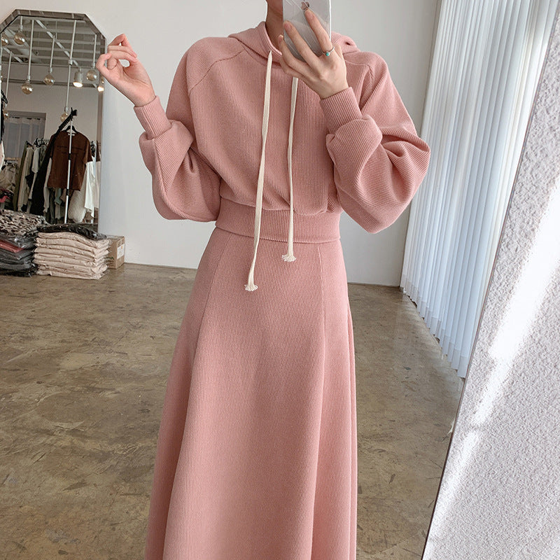 Women Small Western Style Hoodie Half Length Skirt