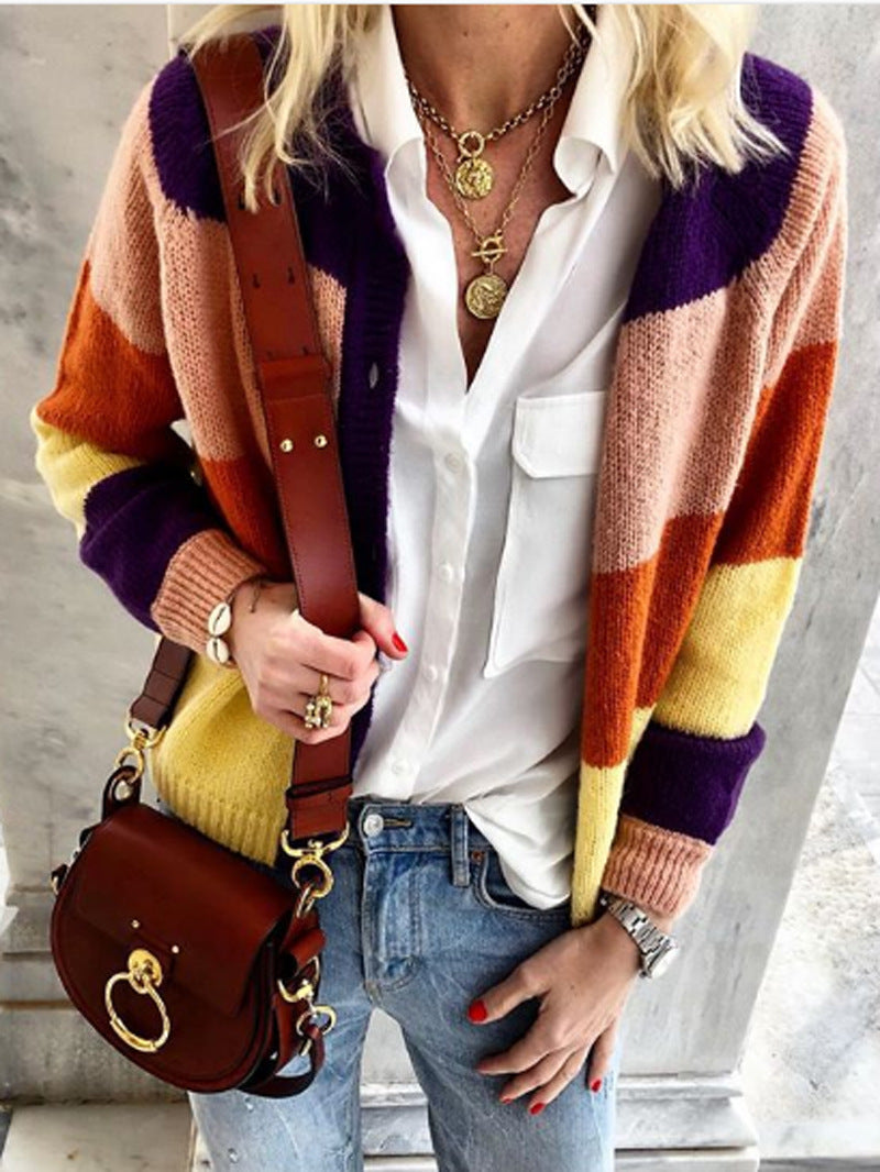 Knit  Cardigan Jacket Sweater Women