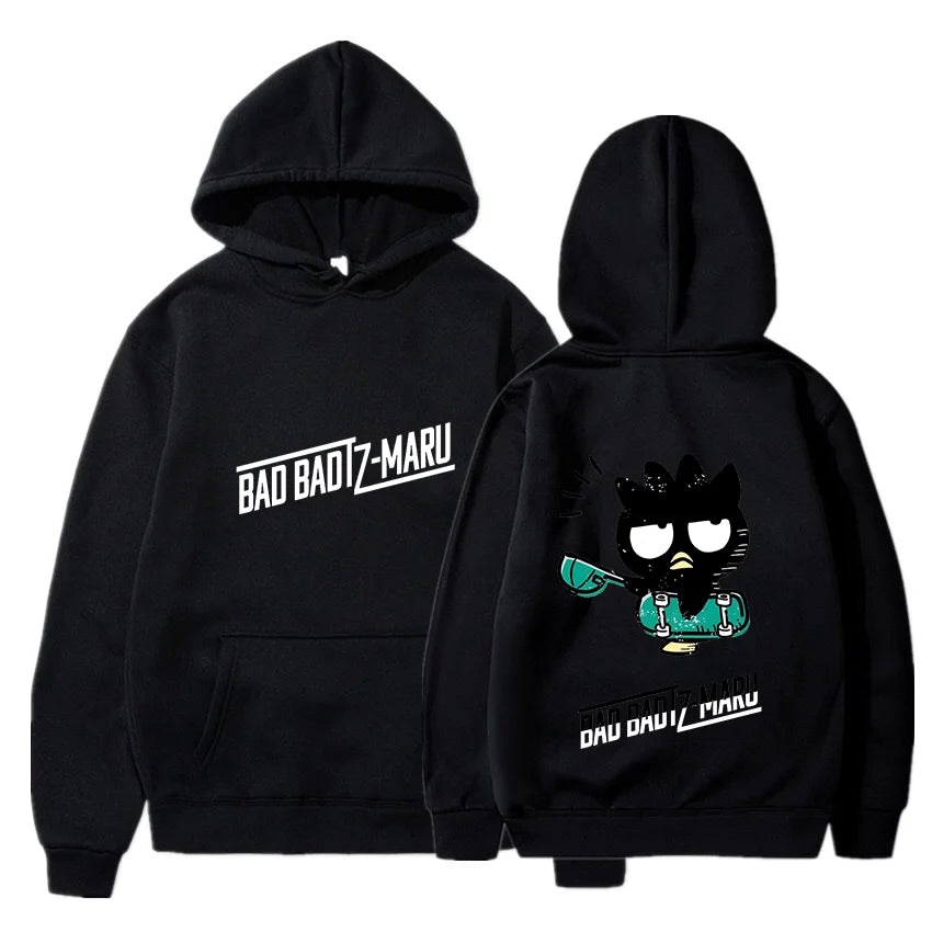 Bad Badtz Maru Hoodie Sweatshirts Men Women Autumn Casual Pullover Boys Girls Harajuku Streetwear Hoodies Pullover Sportwear
