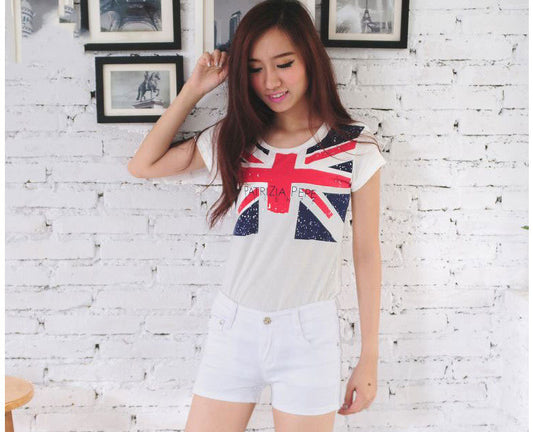 Denim Shorts Women Korean Style Elastic Colored Pencil Pants