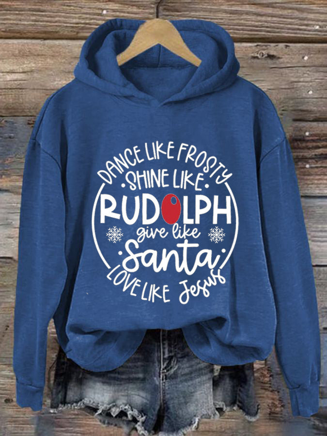 Sweater 3D Letters Printed Hoodie Women