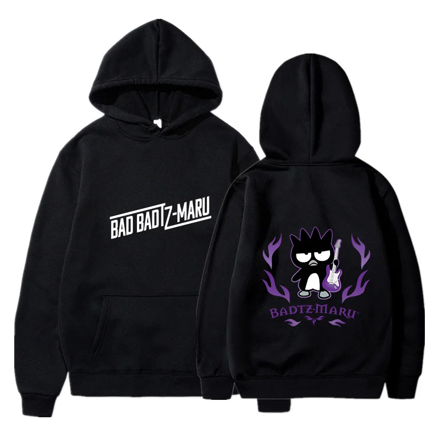 Bad Badtz Maru Hoodie Sweatshirts Men Women Autumn Casual Pullover Boys Girls Harajuku Streetwear Hoodies Pullover Sportwear
