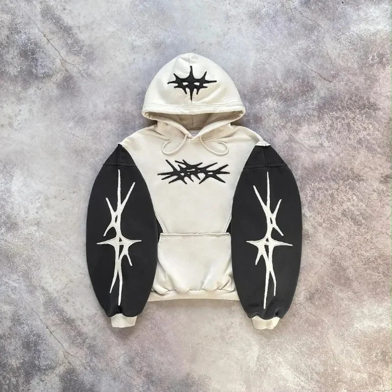 Fashion Autumn Ladies Hoodie Embroidery Pullover Hoodie Printed Long Sleeve Women Pullover Tops