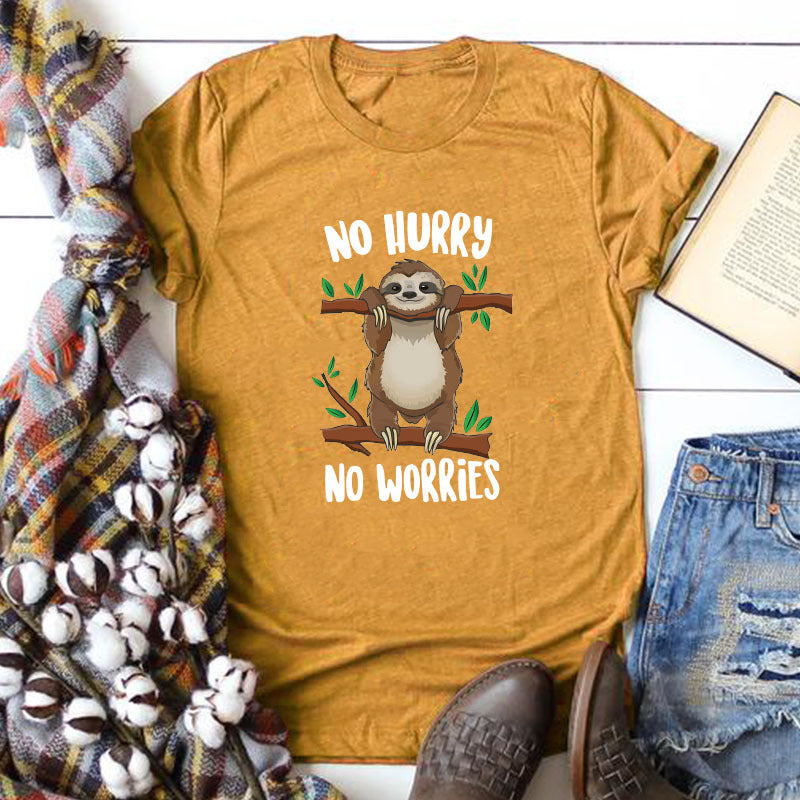European Beauty T-shirt Hot Sale Printed T-shirt Women