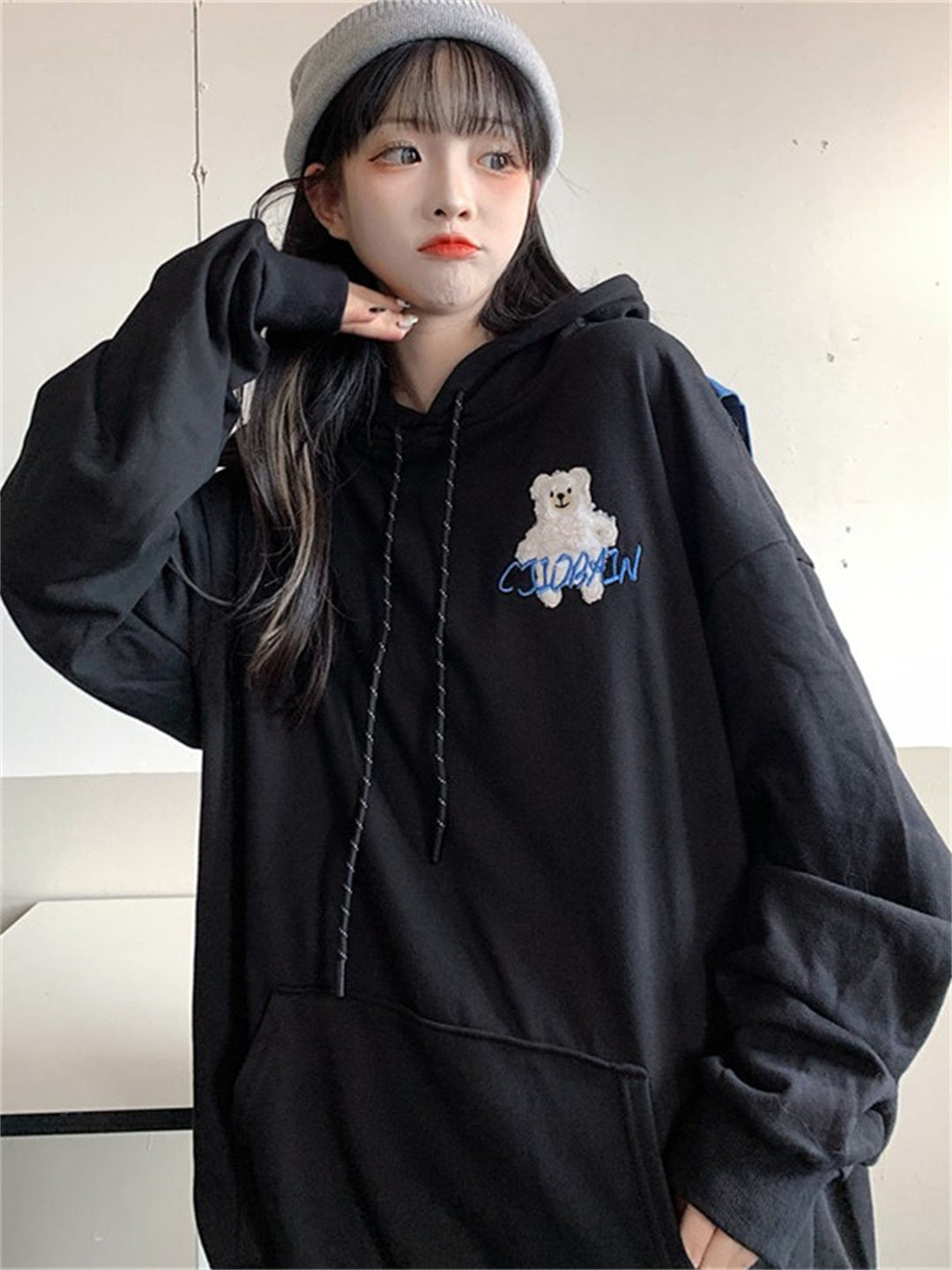 Japanese Style Hong Kong Style Hoodie Women