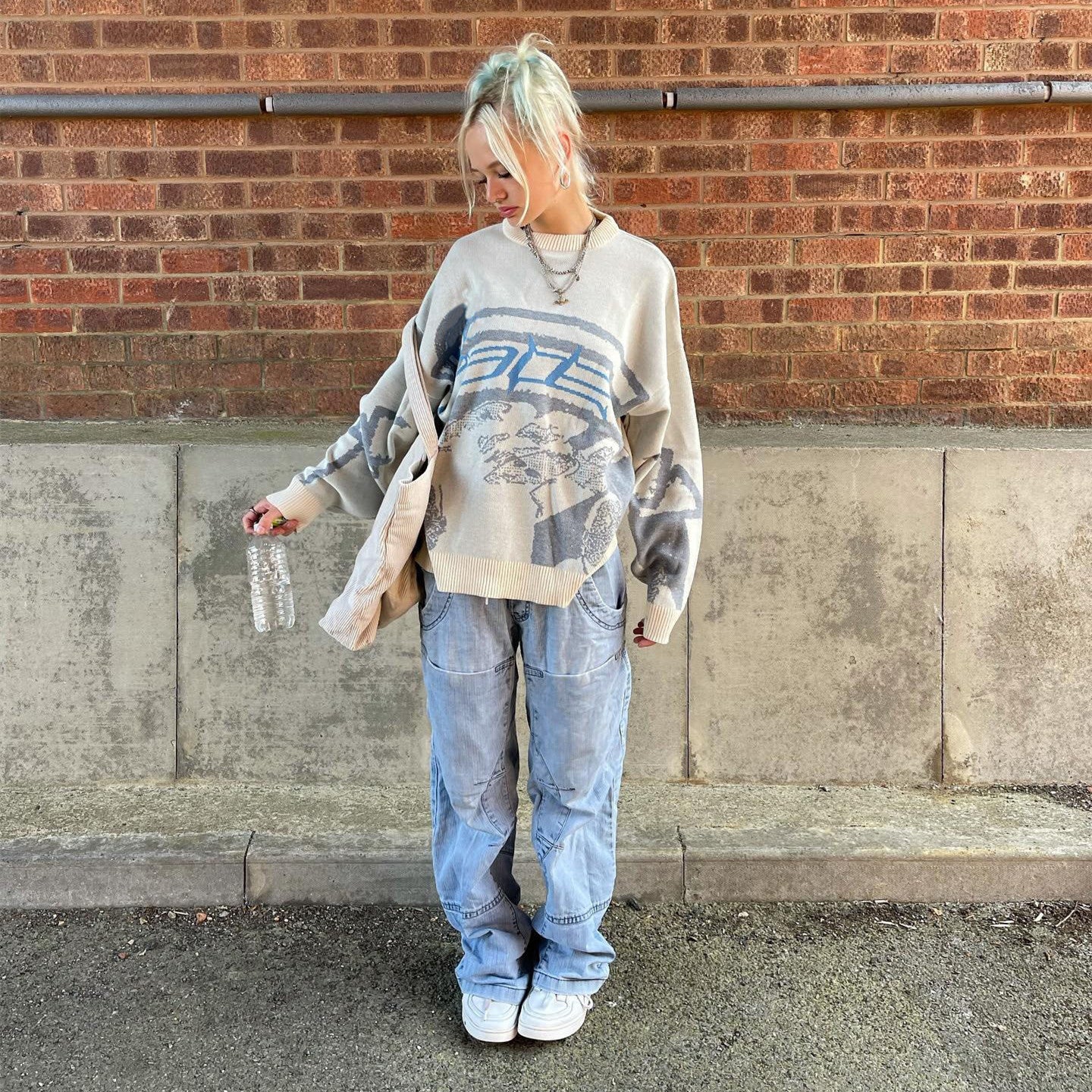 Personality Casual Round Neck Hoodie Women