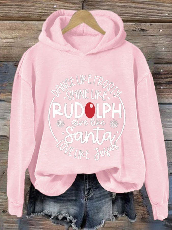 Sweater 3D Letters Printed Hoodie Women