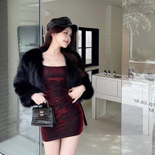 Elegant Suspender Skirt For Women