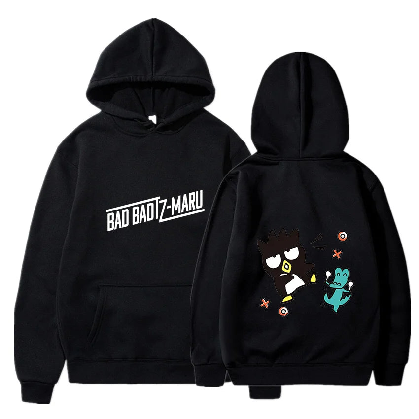 Bad Badtz Maru Hoodie Sweatshirts Men Women Autumn Casual Pullover Boys Girls Harajuku Streetwear Hoodies Pullover Sportwear