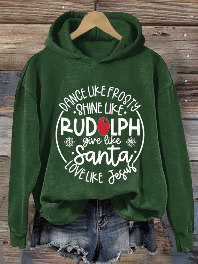 Sweater 3D Letters Printed Hoodie Women