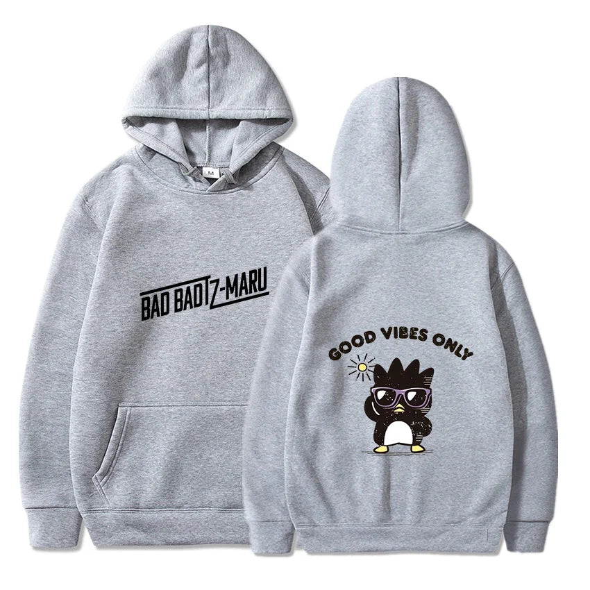 Bad Badtz Maru Hoodie Sweatshirts Men Women Autumn Casual Pullover Boys Girls Harajuku Streetwear Hoodies Pullover Sportwear