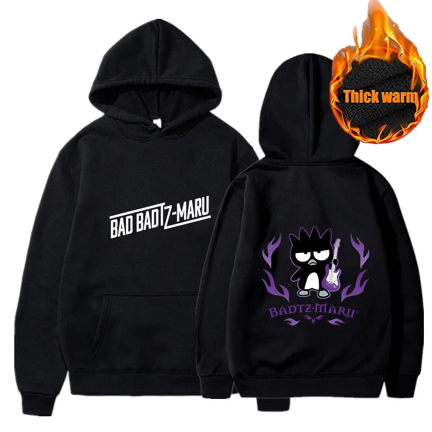 Bad Badtz Maru Hoodie Sweatshirts Men Women Autumn Casual Pullover Boys Girls Harajuku Streetwear Hoodies Pullover Sportwear