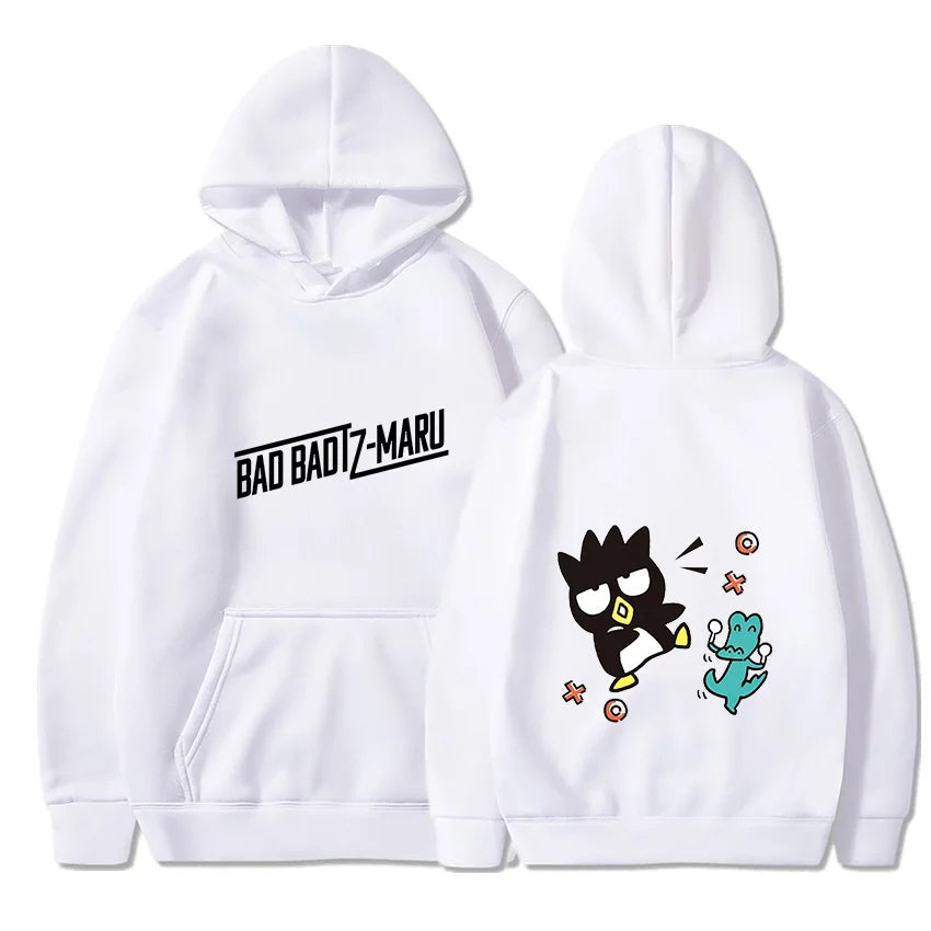Bad Badtz Maru Hoodie Sweatshirts Men Women Autumn Casual Pullover Boys Girls Harajuku Streetwear Hoodies Pullover Sportwear