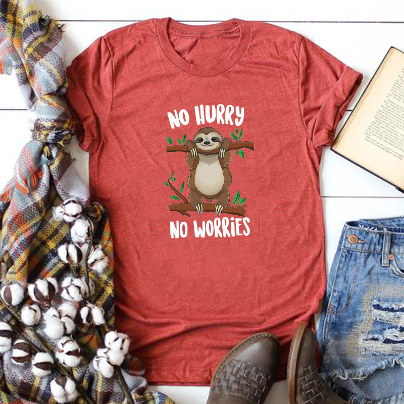 European Beauty T-shirt Hot Sale Printed T-shirt Women
