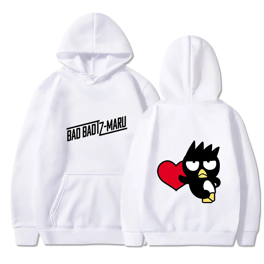 Bad Badtz Maru Hoodie Sweatshirts Men Women Autumn Casual Pullover Boys Girls Harajuku Streetwear Hoodies Pullover Sportwear