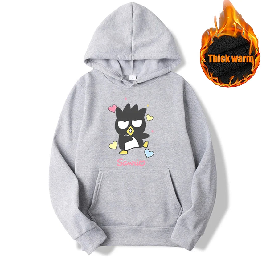 Bad Badtz Maru Hoodie Sweatshirts Men Women Autumn Casual Pullover Boys Girls Harajuku Streetwear Hoodies Pullover Sportwear