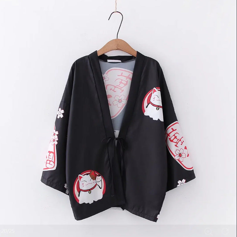 Retro Zephyr Cardigan Thin Outerwear Women