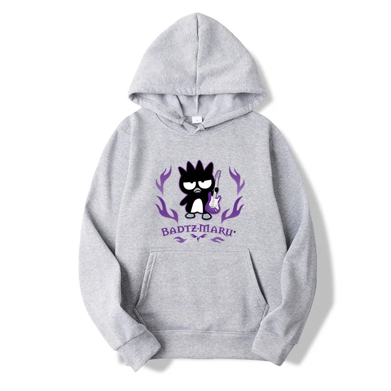 Bad Badtz Maru Hoodie Sweatshirts Men Women Autumn Casual Pullover Boys Girls Harajuku Streetwear Hoodies Pullover Sportwear