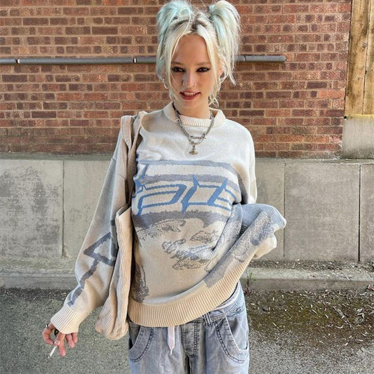 Personality Casual Round Neck Hoodie Women