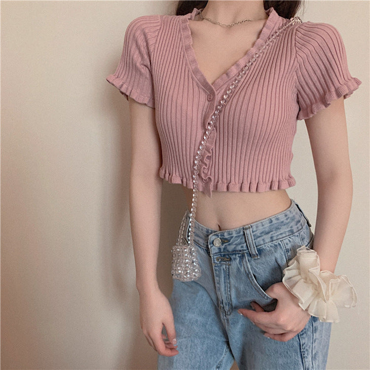 Sweet And Whistling  Knitted Cardigan Women