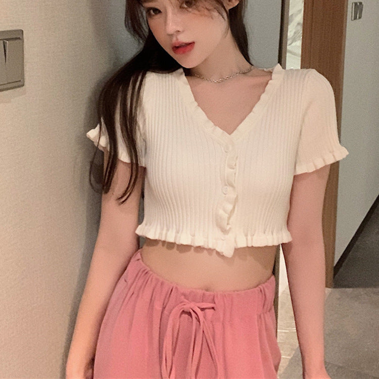 Sweet And Whistling  Knitted Cardigan Women