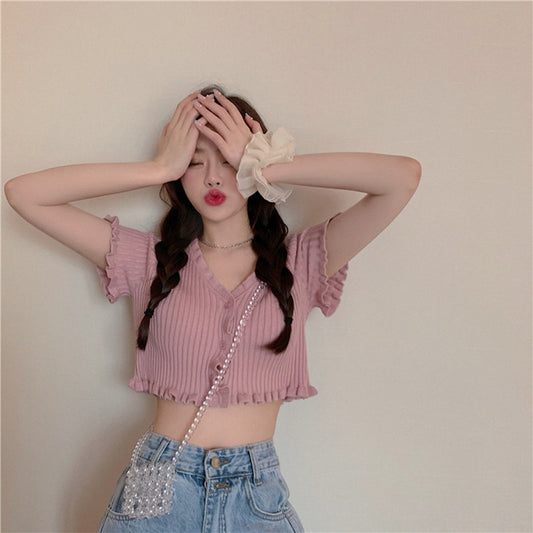 Sweet And Whistling  Knitted Cardigan Women