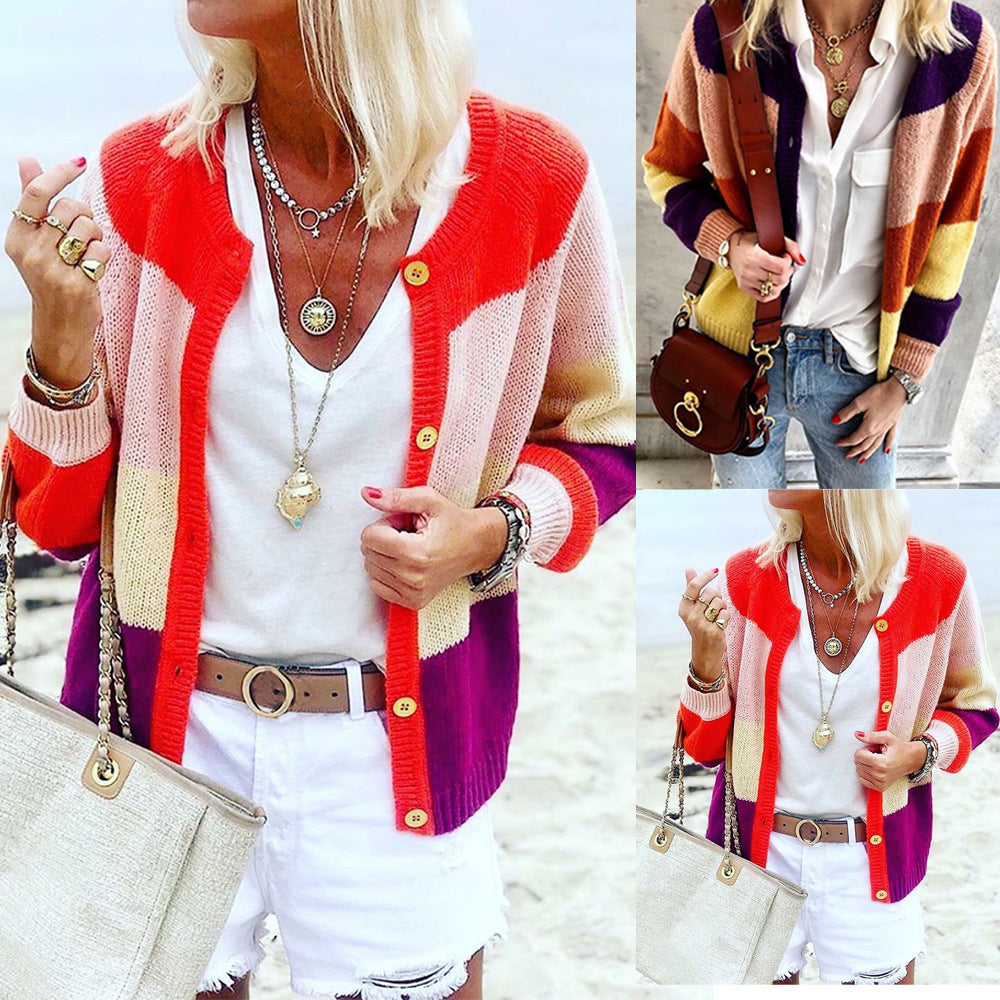 Knit  Cardigan Jacket Sweater Women