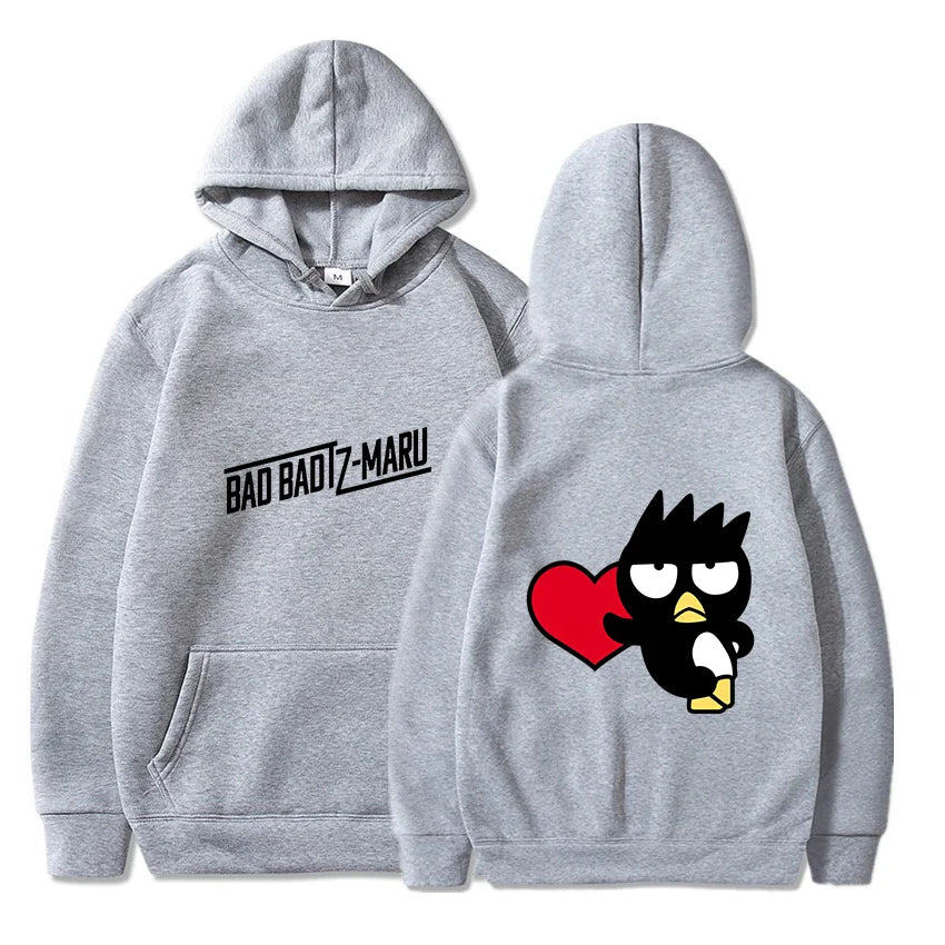 Bad Badtz Maru Hoodie Sweatshirts Men Women Autumn Casual Pullover Boys Girls Harajuku Streetwear Hoodies Pullover Sportwear