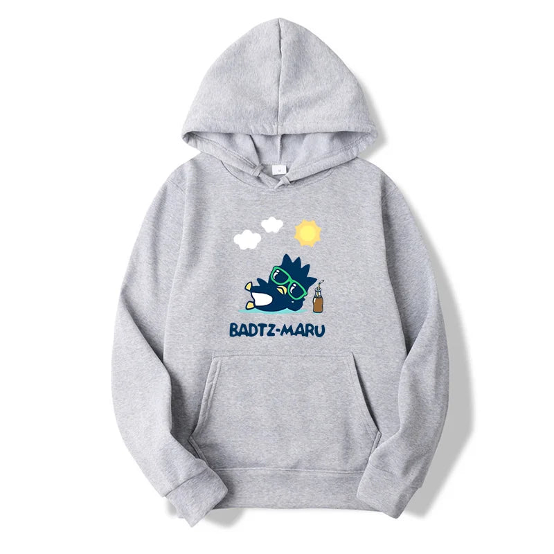 Bad Badtz Maru Hoodie Sweatshirts Men Women Autumn Casual Pullover Boys Girls Harajuku Streetwear Hoodies Pullover Sportwear