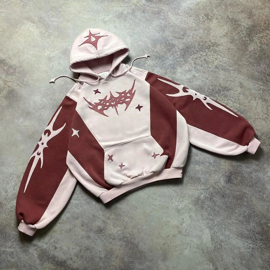 Fashion Autumn Ladies Hoodie Embroidery Pullover Hoodie Printed Long Sleeve Women Pullover Tops