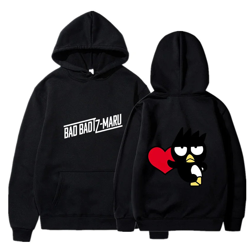 Bad Badtz Maru Hoodie Sweatshirts Men Women Autumn Casual Pullover Boys Girls Harajuku Streetwear Hoodies Pullover Sportwear