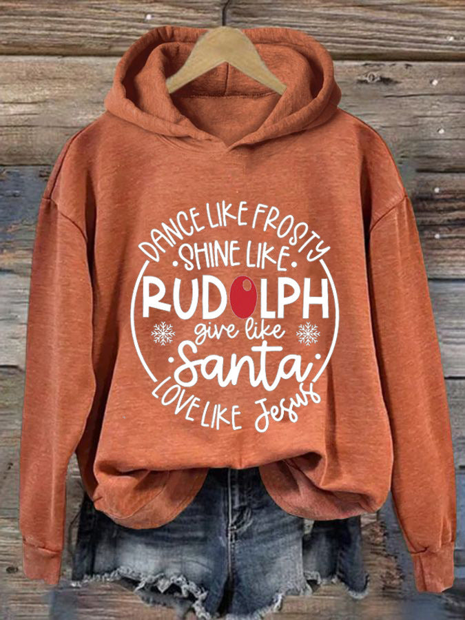Sweater 3D Letters Printed Hoodie Women