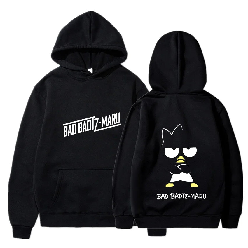 Bad Badtz Maru Hoodie Sweatshirts Men Women Autumn Casual Pullover Boys Girls Harajuku Streetwear Hoodies Pullover Sportwear