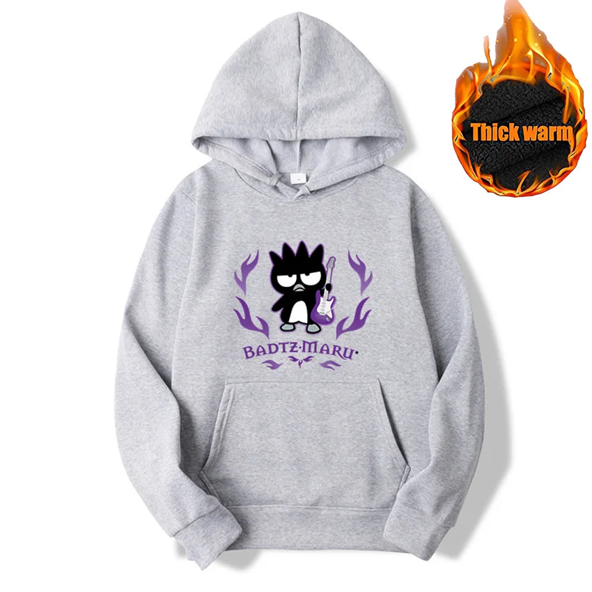Bad Badtz Maru Hoodie Sweatshirts Men Women Autumn Casual Pullover Boys Girls Harajuku Streetwear Hoodies Pullover Sportwear