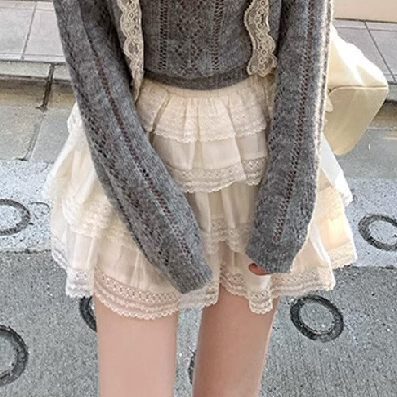 Fashion Rhombus Strappy Cardigan Suit Women