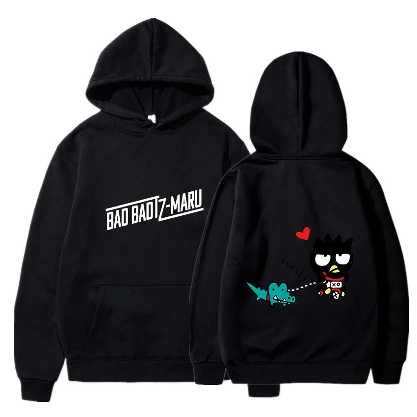 Bad Badtz Maru Hoodie Sweatshirts Men Women Autumn Casual Pullover Boys Girls Harajuku Streetwear Hoodies Pullover Sportwear